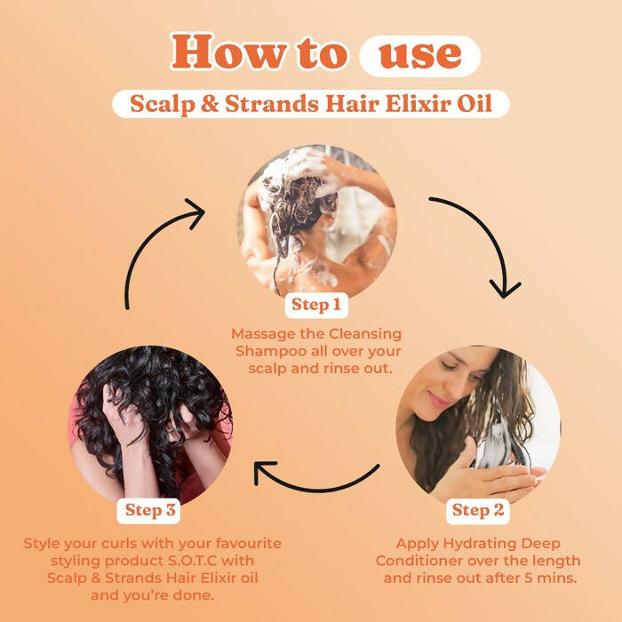 Fix My Curls Scalp & Strands Elixir Hair Oil | Grocsy