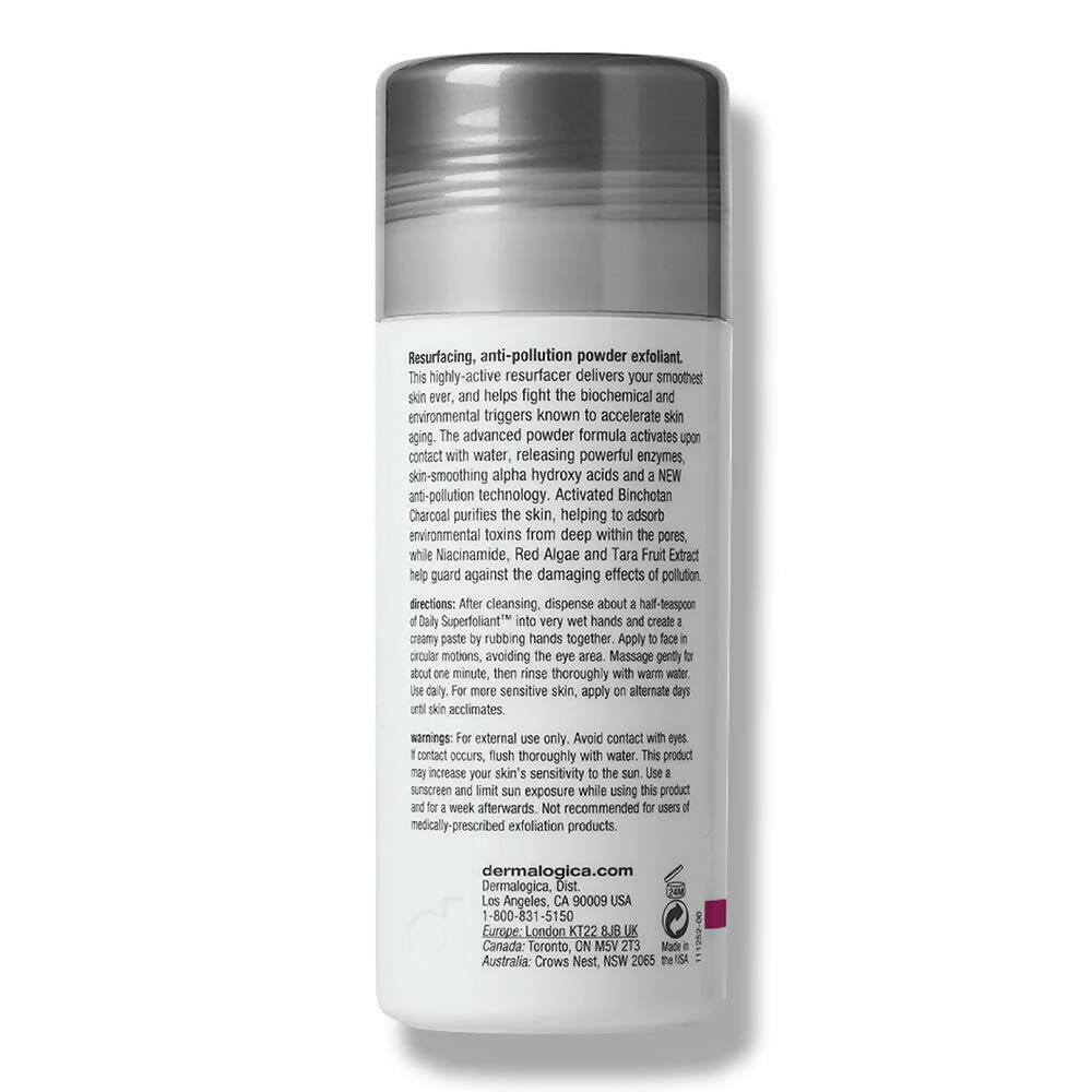 Dermalogica Daily Superfoliant Anti-Pollution Face Scrub with Charcoal | Grocsy