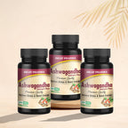 Jagat Pharma Ashwagandha Capsules | Helps Relieve Stress and Anxiety | Grocsy