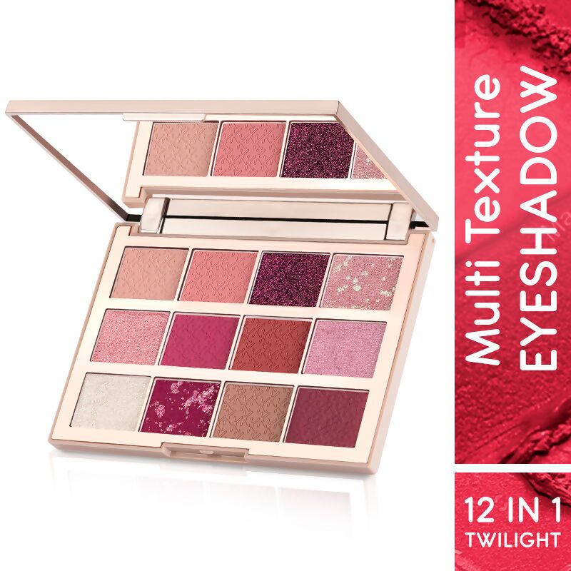 Kay Beauty By Katrina Kaif Multi Texture Eyeshadow Palette - Twilight | Grocsy