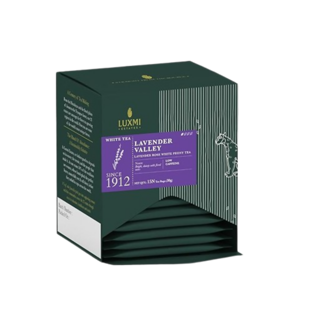 Luxmi Estates Lavender Valley White Tea | Grocsy