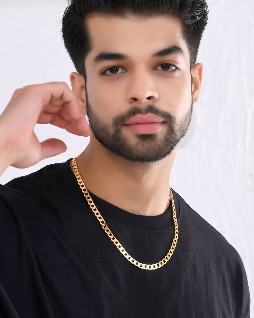 VOJ Gold-Polished Chain For Men | Grocsy
