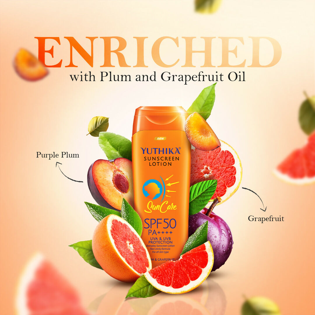 Yuthika Sunscreen Lotion Spf 50 Pa+++ | Grocsy
