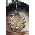 MS Fashion India Latest Fashion Multicolor Pearls And Design Maang Tikka | Grocsy