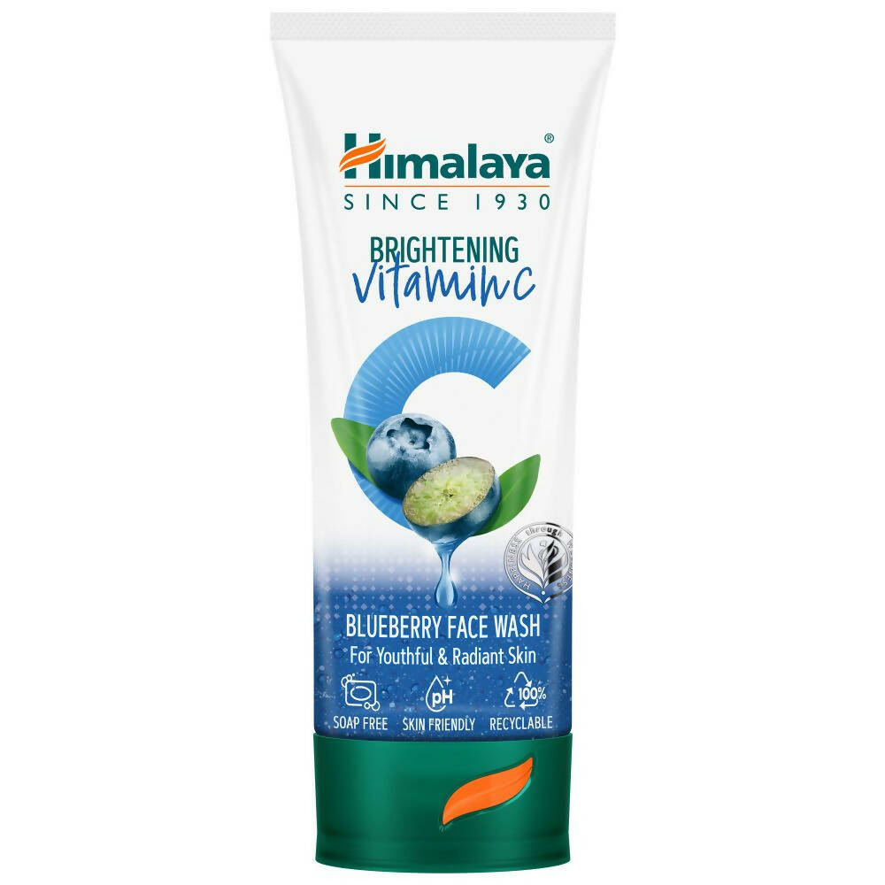 Himalaya Herbals Brightening Vitamin C Blueberry Face Wash | Grocsy