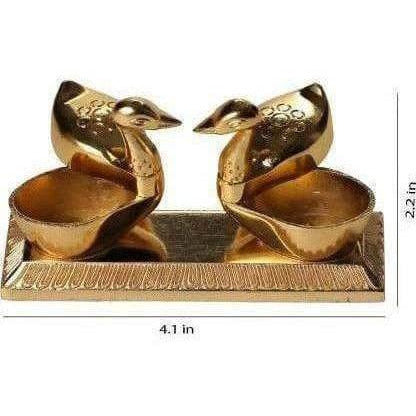 Dream Kraft Loving Bird Duck Chopda Pair Decorative Showpiece | Grocsy