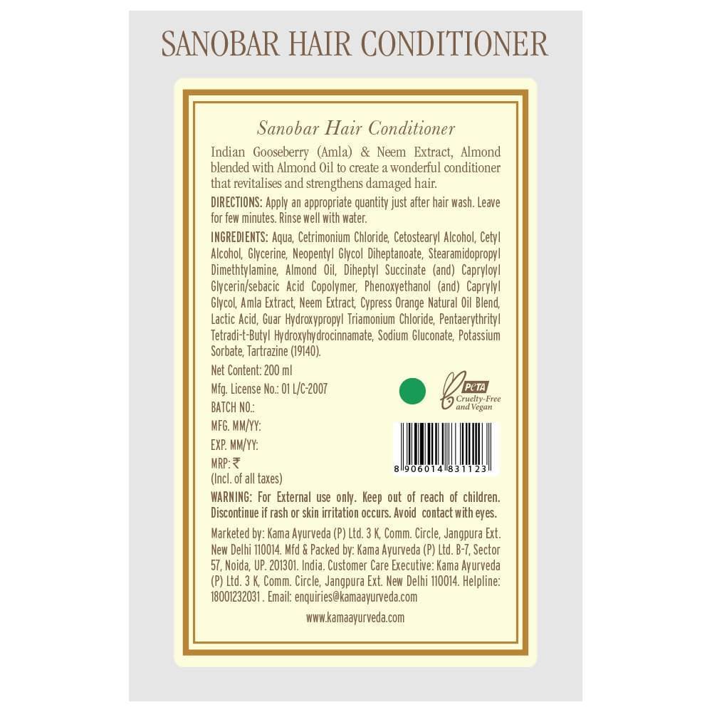 Kama Ayurveda Sanobar hair conditioner 200ml | Grocsy