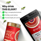 Udyan Tea Hibiscus Spice Green Tea | Grocsy