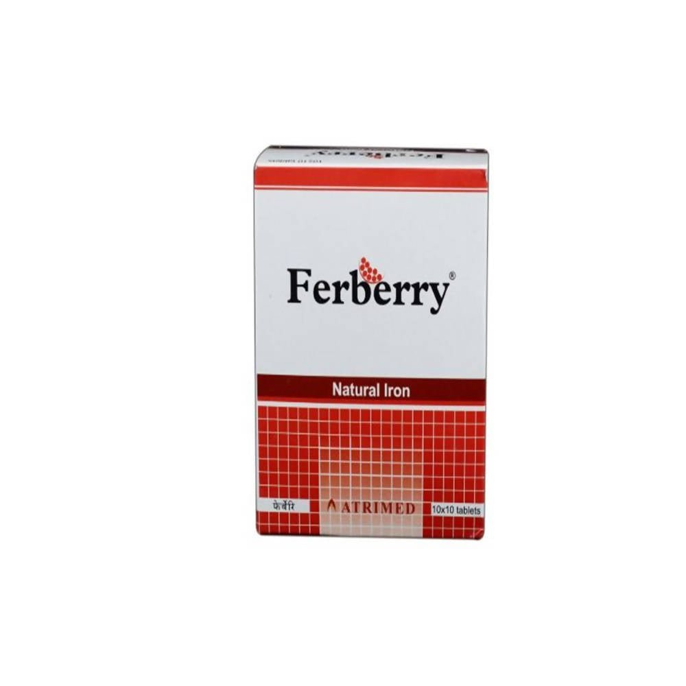 Atrimed Ayurvedic Ferberry Tablets | Grocsy