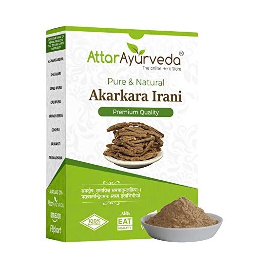 Attar Ayurveda Original Akarkara Irani/Akarkara Asli/Anacyclus Pyrethrum (Powder) | Grocsy