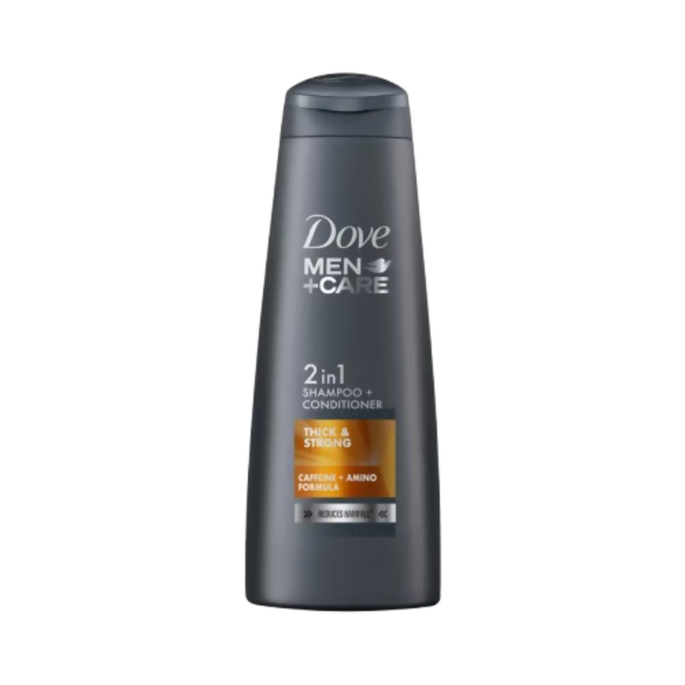 Dove Men + Care Thick & Strong 2 In 1 Shampoo + Conditioner | Grocsy