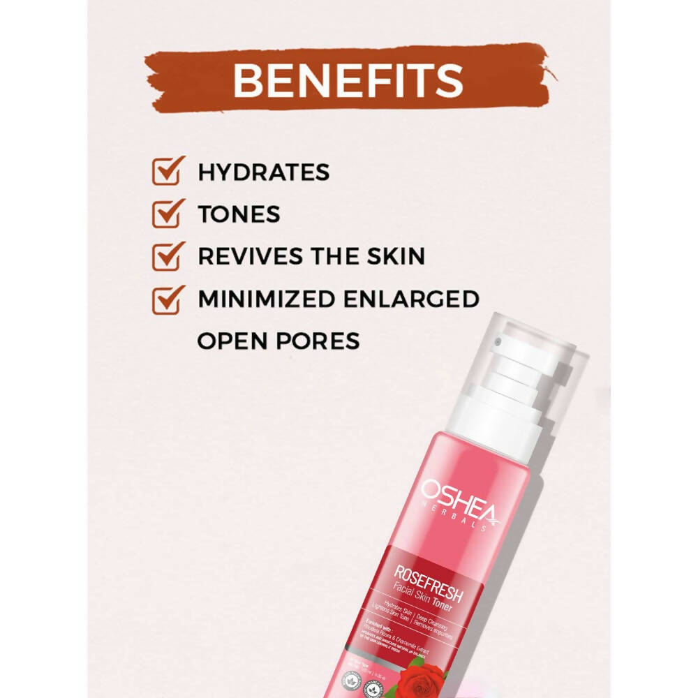 Oshea Herbals Rosefresh Skin Toner | Grocsy