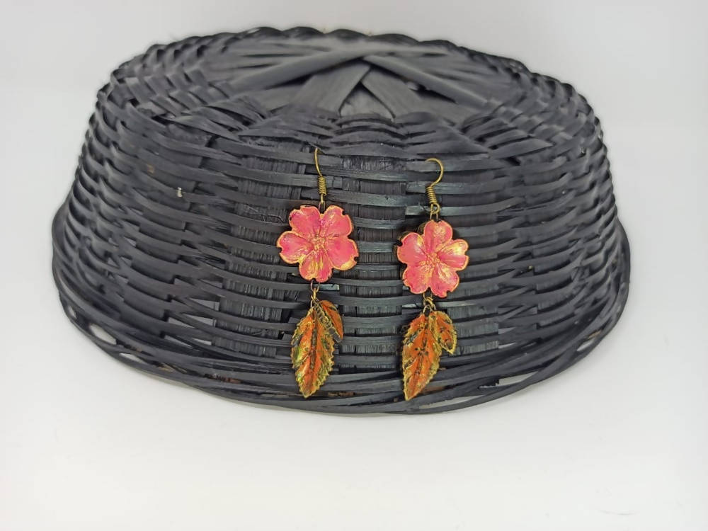 Terracotta Beautiful Autumn Flower Hangings | Grocsy