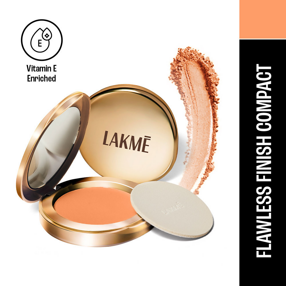 Lakme 9 To 5 Powerplay Matte Compact - Apricot | Grocsy