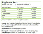 Nature's Velvet Barley Grass Powder | Grocsy