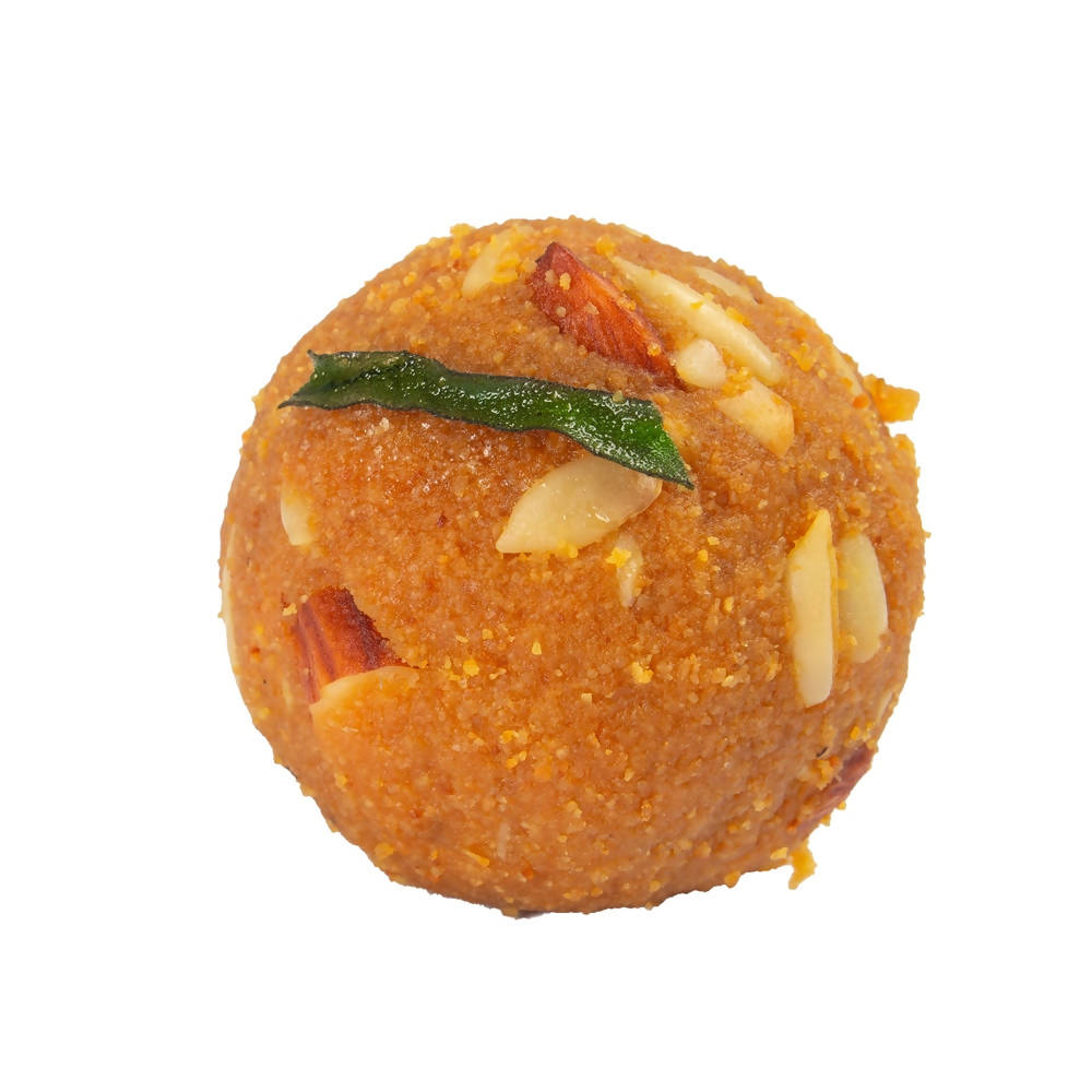 Nihira Besan Tulsi Nuts Ladoo with Gur | Grocsy