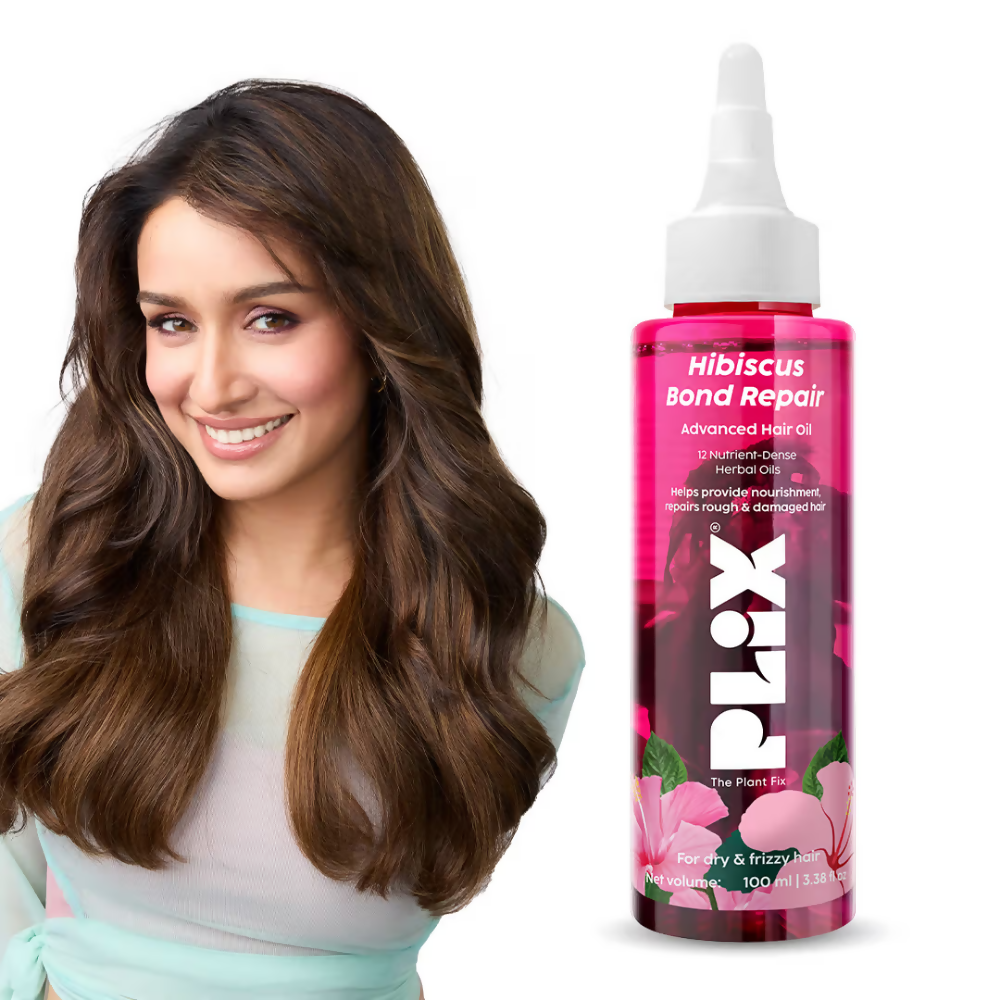 PLIX The Plant Fix Hibiscus Bond Repair Advanced Hair Oil | Grocsy