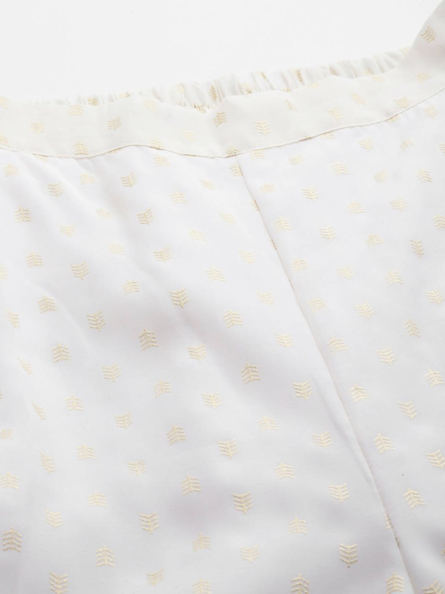 Ahalyaa Women's Traditional Wear Co-ods - Off-white | Grocsy