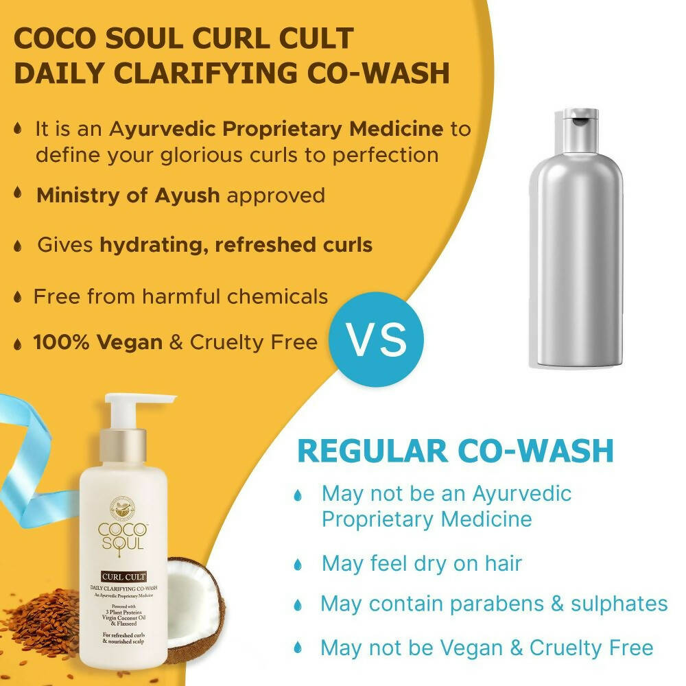 Coco Soul Curl Cult Daily Clarifying Co-Wash | Grocsy