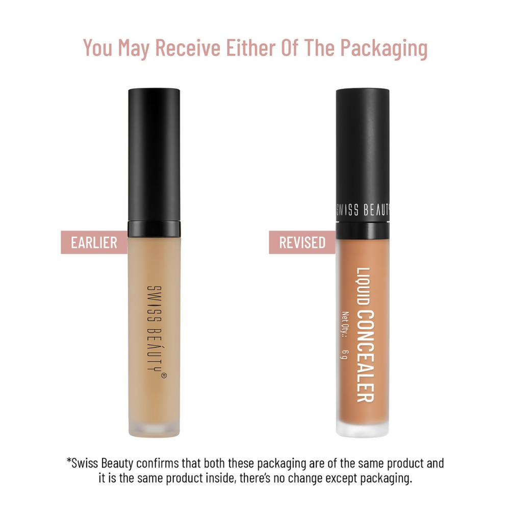 Swiss Beauty Liquid Light Weight Concealer With Full Coverage | Grocsy