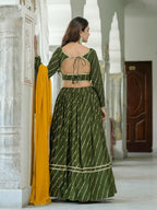 Lehenga Mart Mahendi Designer Wedding Wear Lehenga Choli | Grocsy