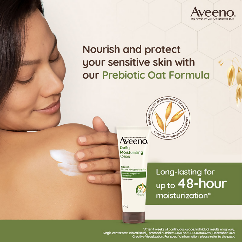 Aveeno Daily Moisturising Lotion - Natural Oat Body Moisturizer | Grocsy