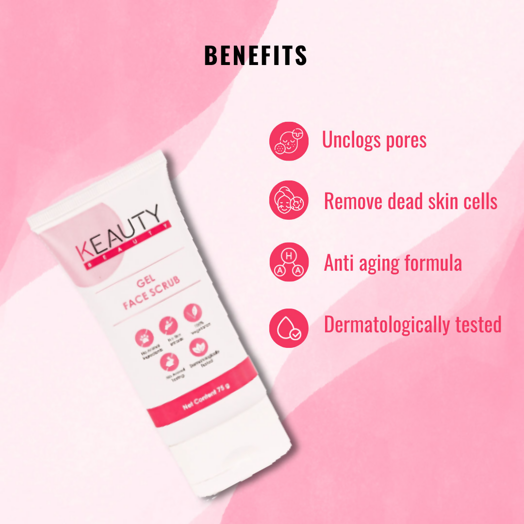 Keauty Beauty Gel Face Scrub | Grocsy