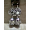 MS Fashion India Round Flower Design Hanging Jhumka Earrings | Grocsy