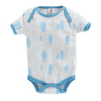 EIO New Born Baby Rompers Body Suits Jump Suit For Boys And Girls - Blue | Grocsy