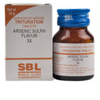 SBL Homeopathy Arsenic Sulphuratum Flavum Trituration Tablets | Grocsy