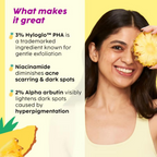 PLIX The Plant Fix Pineapple Depigmentation Regime With Toner, Cleanser & Moisturizer | Grocsy