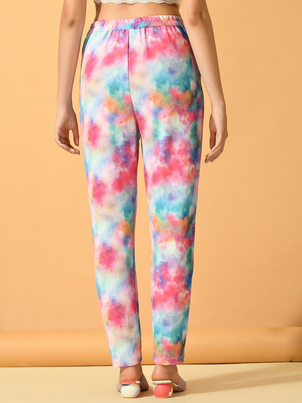 Myshka Women's Multi Slim Fit Party Trouser | Grocsy