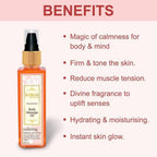 Bodyherbals Calming Rose & Geranium Body Massage Oil | Grocsy