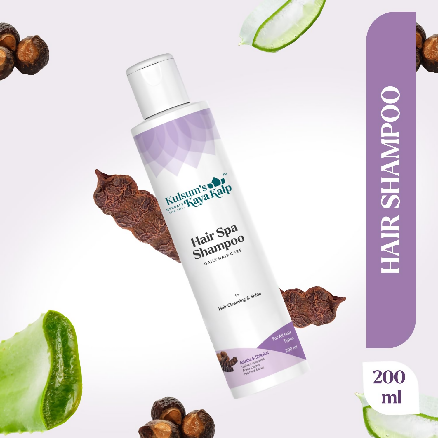Kulsum's Kaya Kalp Hair Spa Shampoo For Hair Cleansing & Shine | Grocsy