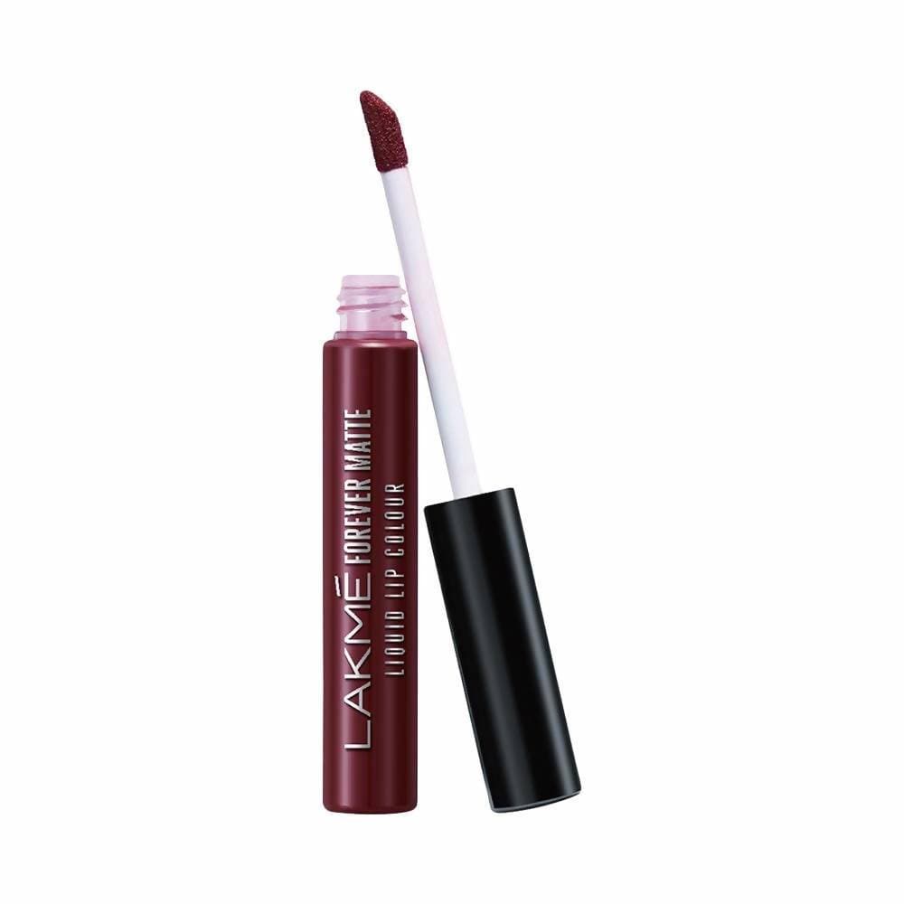 Lakme Forever Matte Liquid Lip Colour - Wine Touch | Grocsy