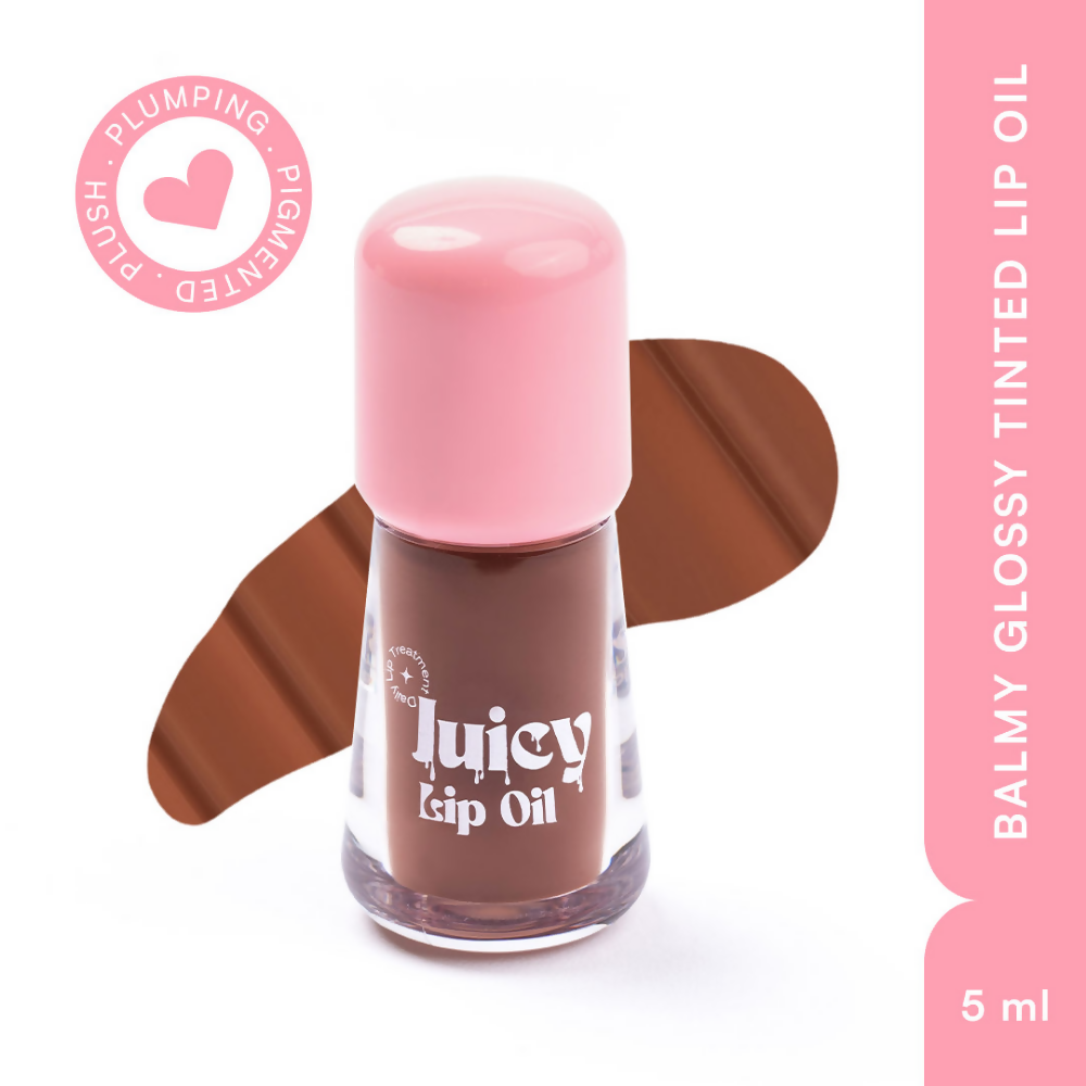 Gush Beauty Balmy Glossy Tinted Lip Oil - Rose Mauve | Grocsy