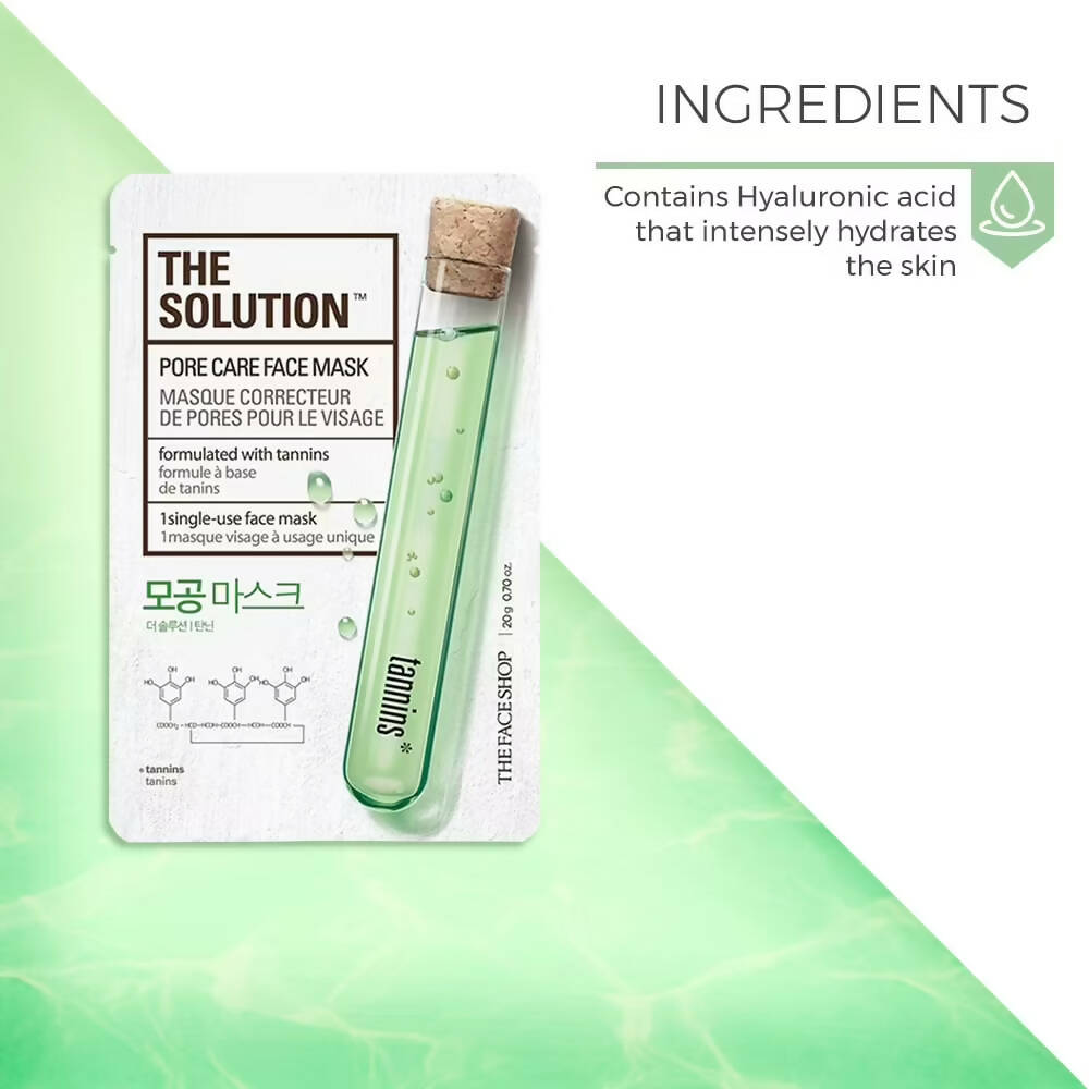 The Face Shop The Solution Pore Care Face Mask - Korean Skincare | Grocsy