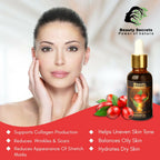 Beauty Secrets Certified Organic Rosehip Oil for Face and Body | Grocsy