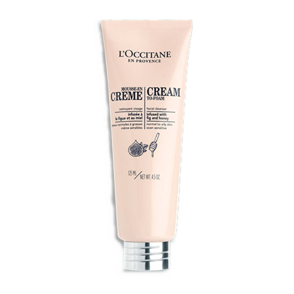 L'Occitane Cream-To-Foam Face Wash | Grocsy