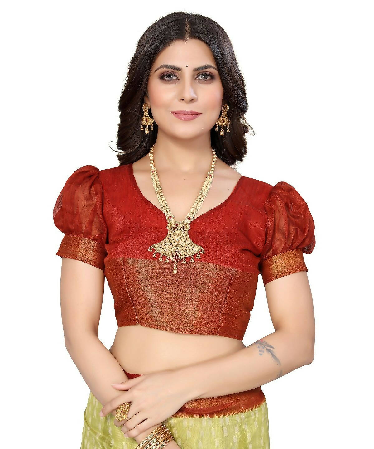 Vamika Cotton Light Green Jari Border Bollywood Style Saree (DINO LIGHT GREEN) | Grocsy