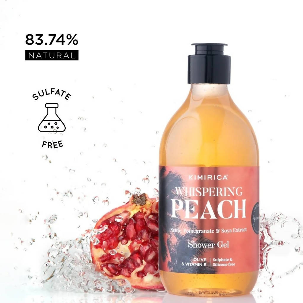 Kimirica Whispering Peach Shower Gel | Grocsy