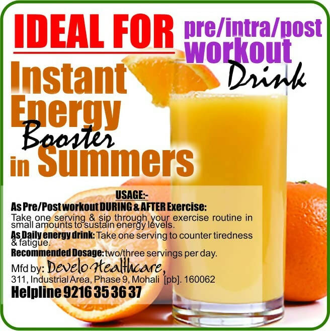 Develo Electrolyte Rich Energy Drink - Nimbu Pani Flavour | Grocsy