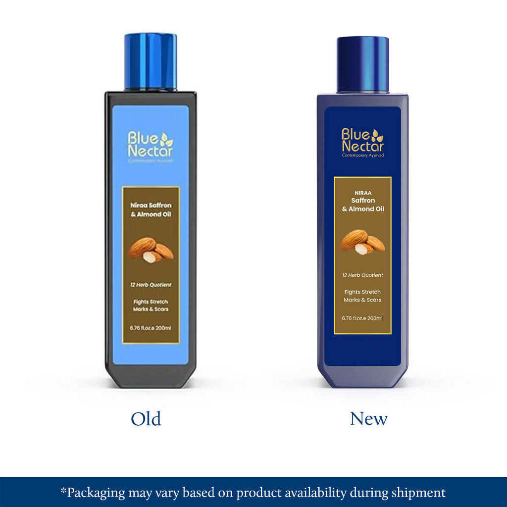 Blue Nectar Saffron & Almond Oil | Grocsy