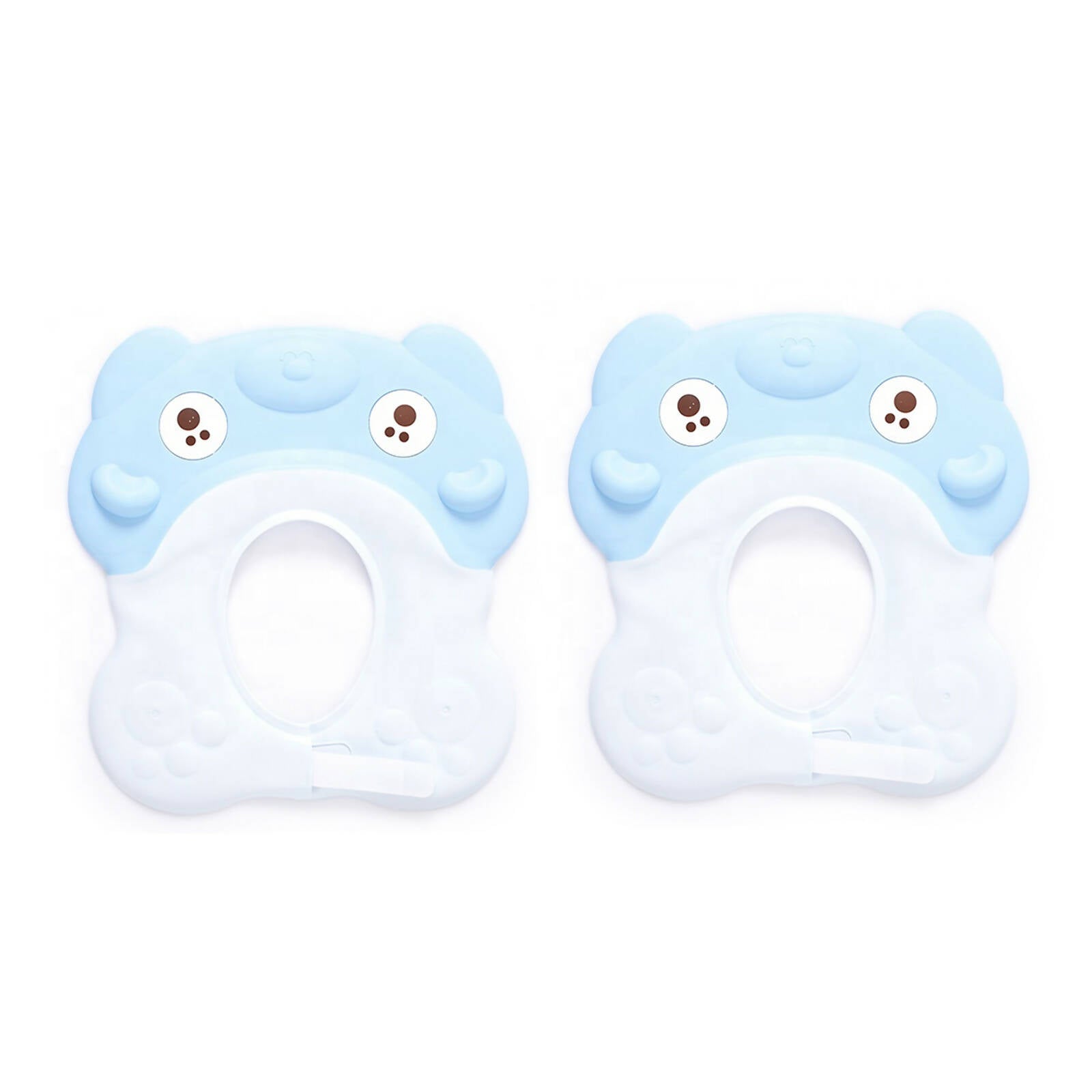 Safe-O-Kid Shampoo Shower cap for kids set of 2pcs- Blue Colour | Grocsy