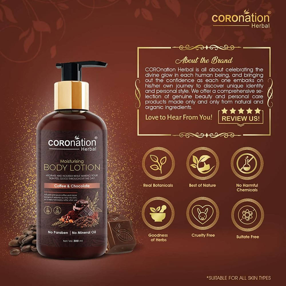 Coronation Herbal Coffee & Chocolate Moisturising Body Lotion | Grocsy