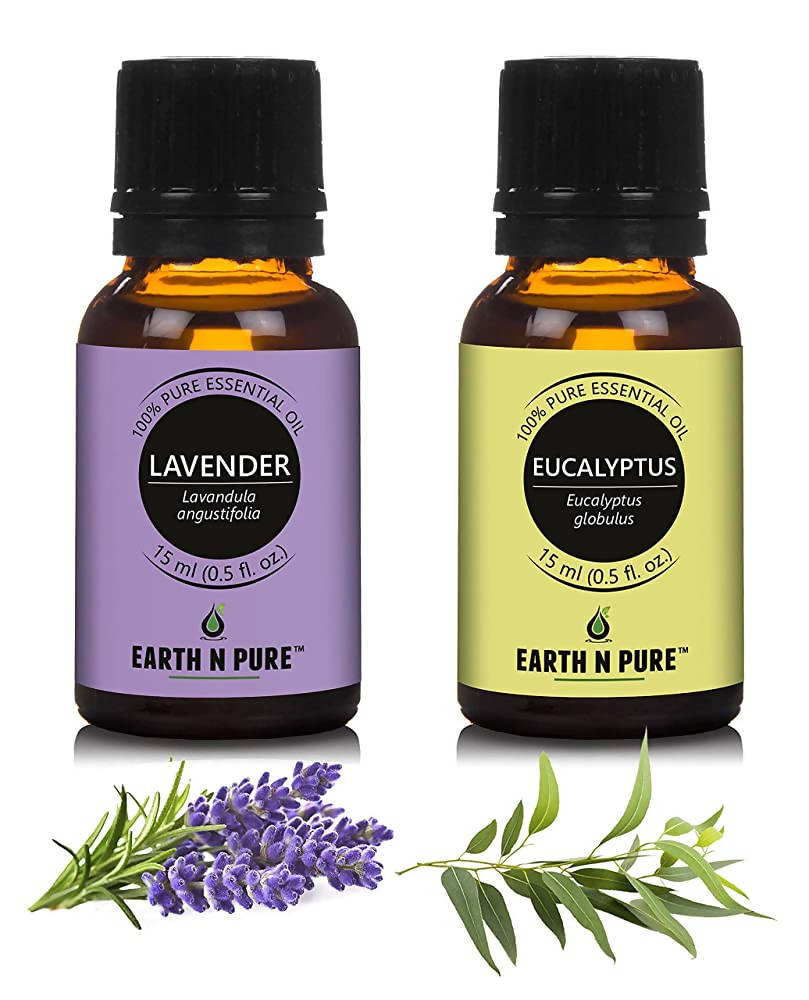 Earth N Pure Eucalyptus & Lavender Essential Oils | Grocsy