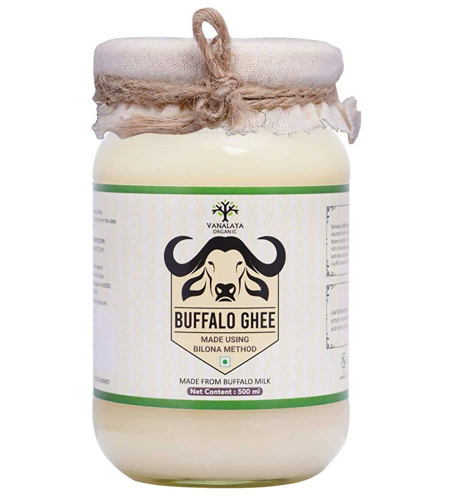 Vanalaya Buffalo Ghee | Vedic Bilona Method | Churned From Curd | Pure & Natural | Buffalo Ghee | Grocsy
