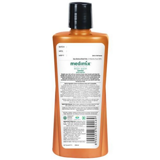 Medimix Ayurvedic Sandal Body Wash With Eladi Oil | Grocsy
