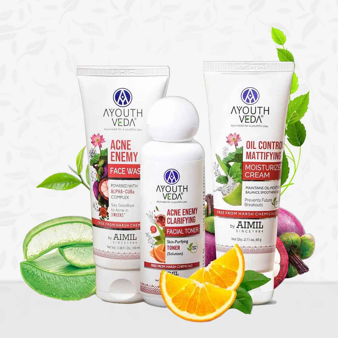 Ayouthveda Anti Acne CTM Regimen Combo | Grocsy