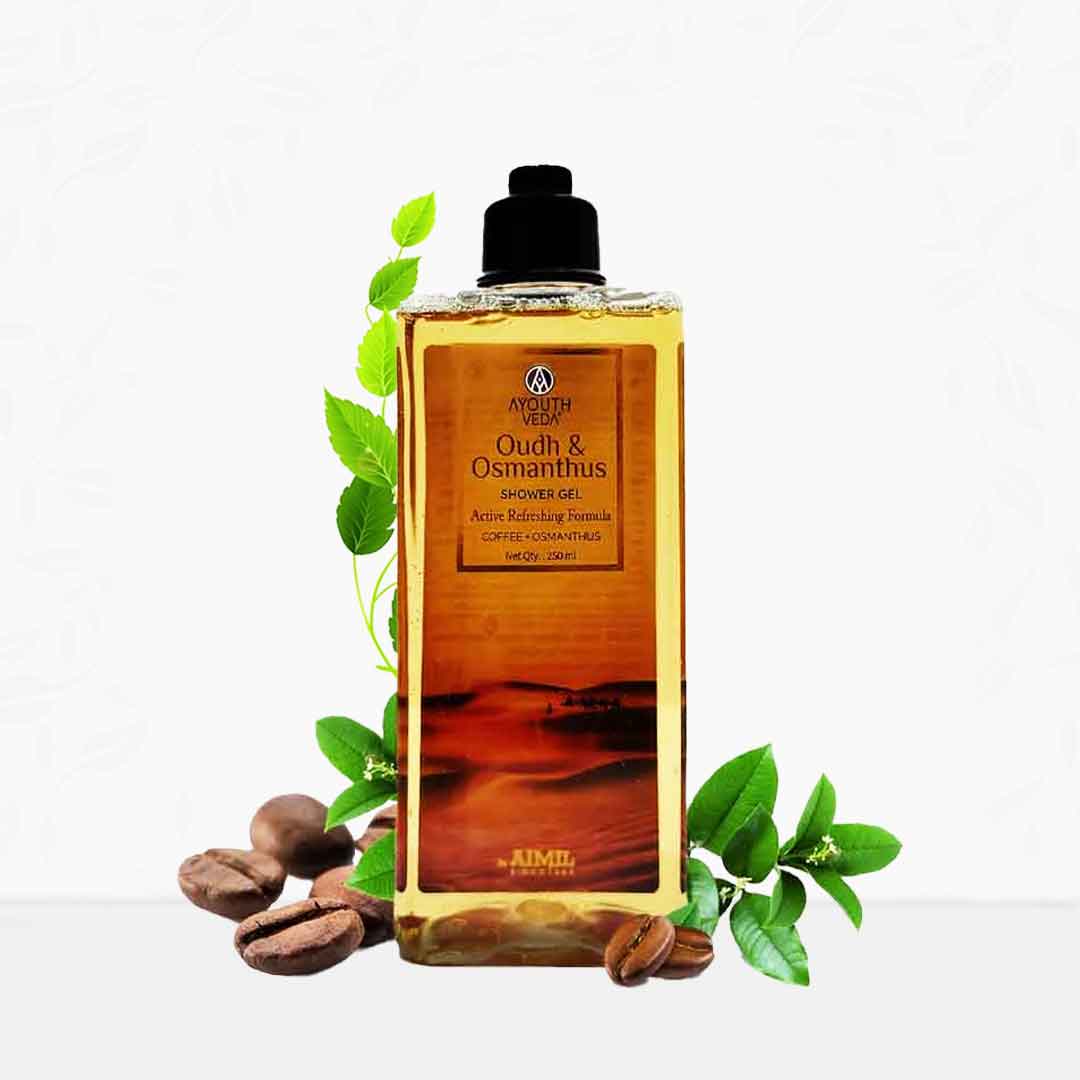 Ayouthveda Oudh & Osmanthus Shower Gel | Grocsy